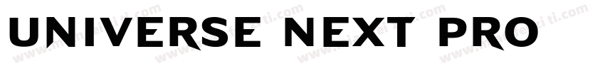 Universe Next Pro字体转换